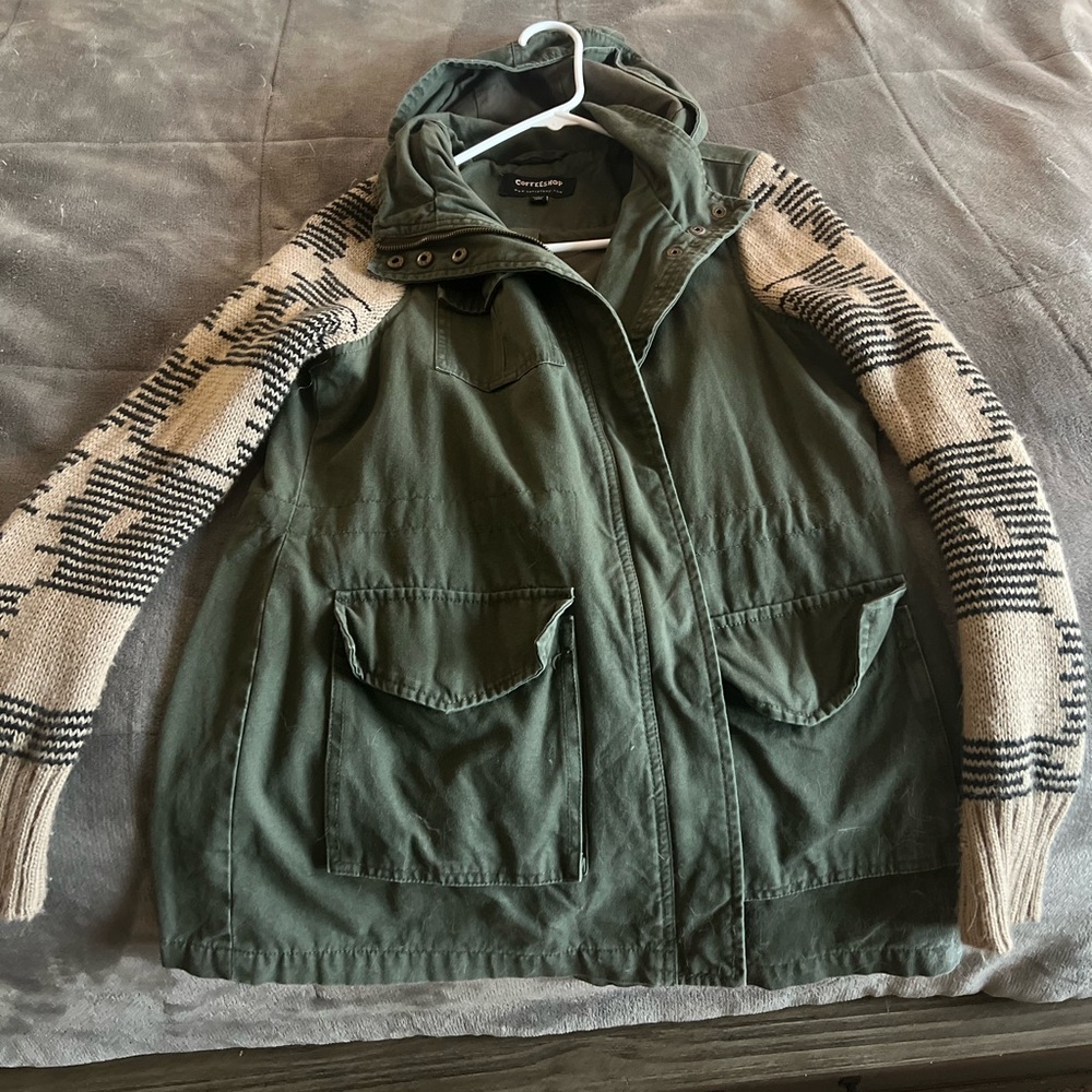 Size medium women’s jacket, fits more like small